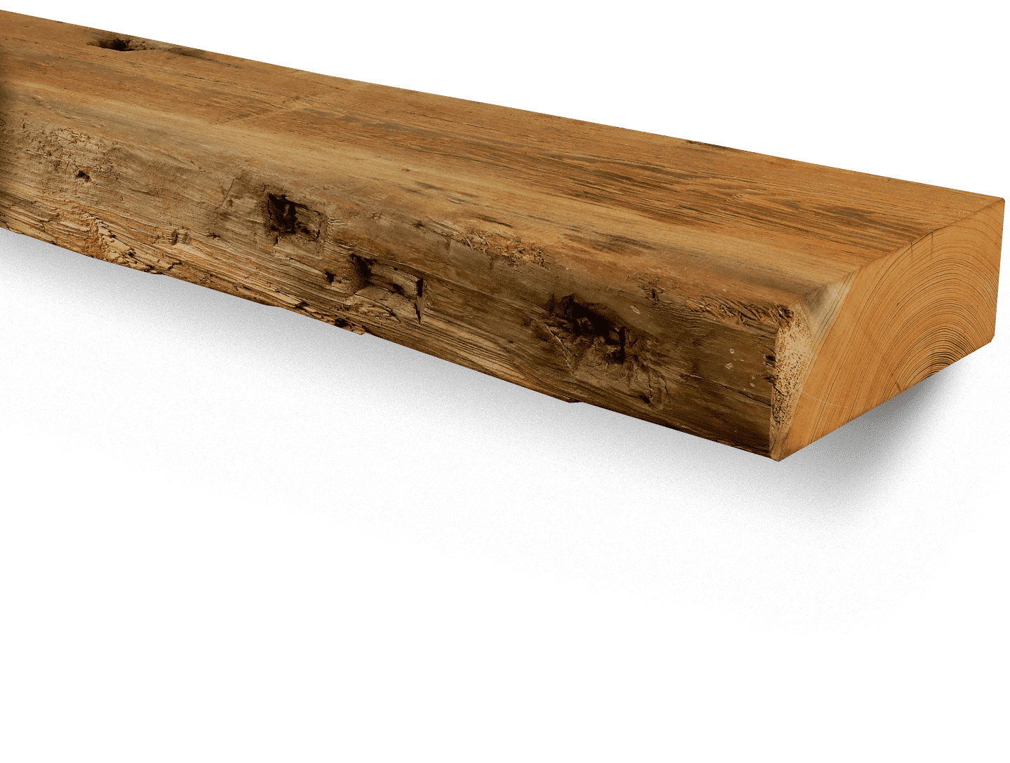 Reclaimed Wood Ceiling Beams Hand Hewn Rustic Timber E. T. Moore