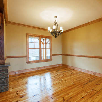 Random Width Number Two Heart Pine Flooring