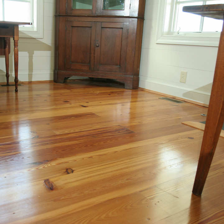 Select Heart Pine Reclaimed Hardwood Floors E. T. Moore
