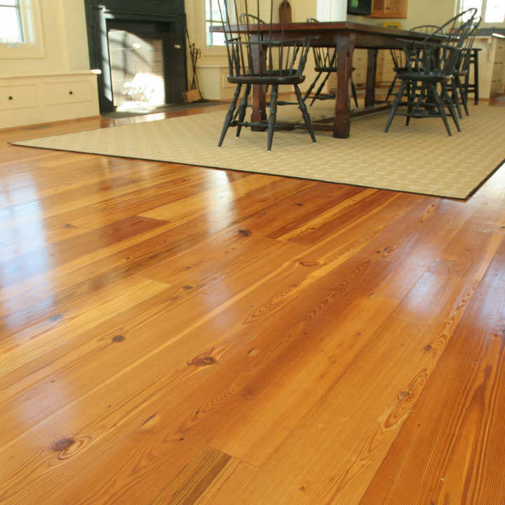 Select Heart Pine - Reclaimed Hardwood Floors - E. T. Moore