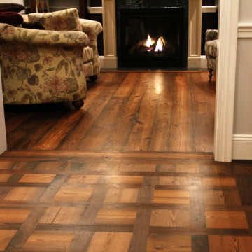 Tidewater Heart Pine Custom Designed Flooring