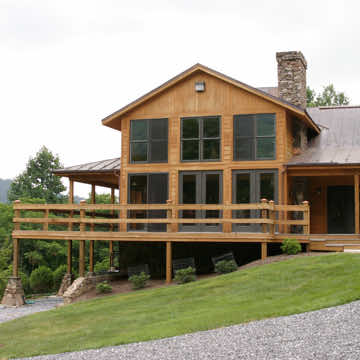 Reclaimed Lumber in the Blue Ridge Mountains, VA
