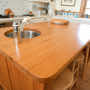 Kitchen Island using Heart Pine Lumber in Mathews, VA Rare Wood Showcase