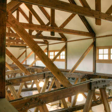 New Kent Winery - Old Rustic Support Beams