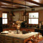 Blue Ridge Mountains Rustic Custom Kitchen Wormy Chestnut Rare Wood Showcase
