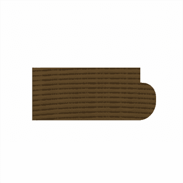 ETM-806 Two Piece Chair Rail Top Moulding Profile