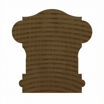 ETM-1003 Standard Colonial Hand Rail Moulding Profile