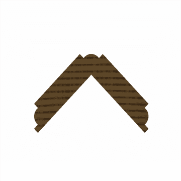 ETM-901 1 1/8” Outside Corner Moulding Profile